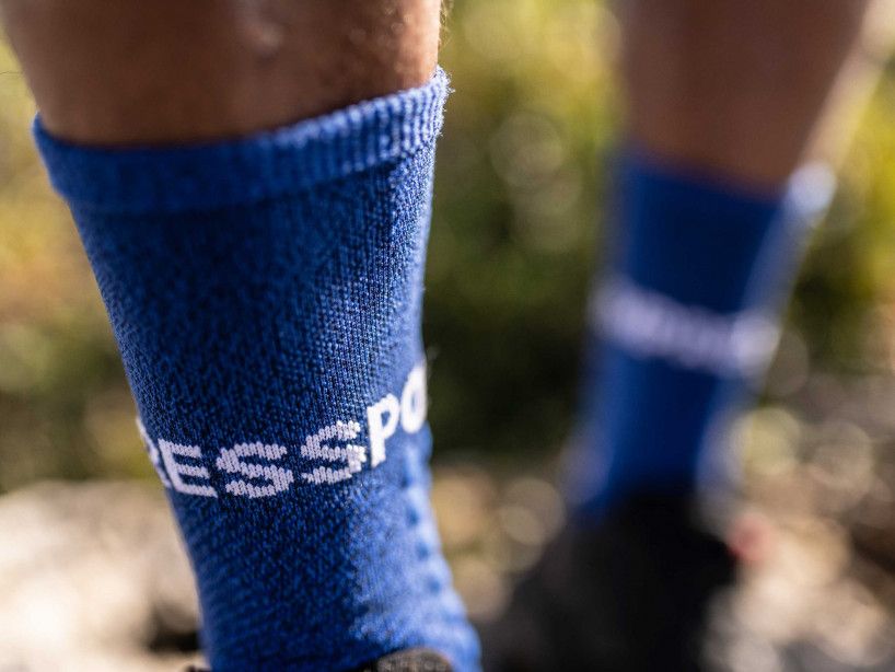 ULTRA TRAIL SOCKS BLUE MELANGE